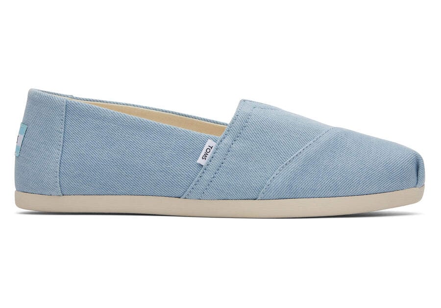 Toms Alpargata Washed Denim Női Alpargatas Világos Kék Magyarország | HU694-399