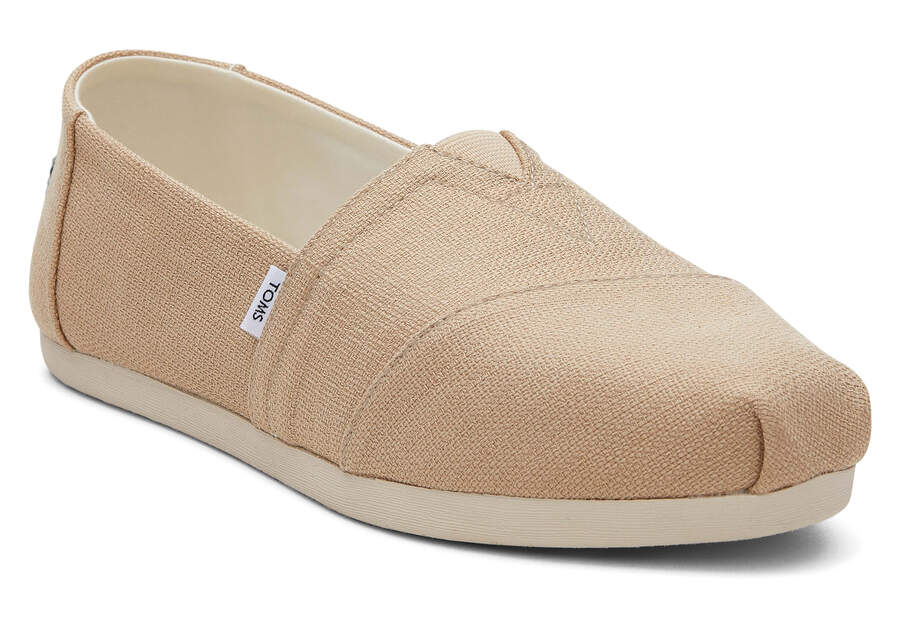 Toms Alpargata Woven Női Alpargatas Krém Magyarország | HU673-050