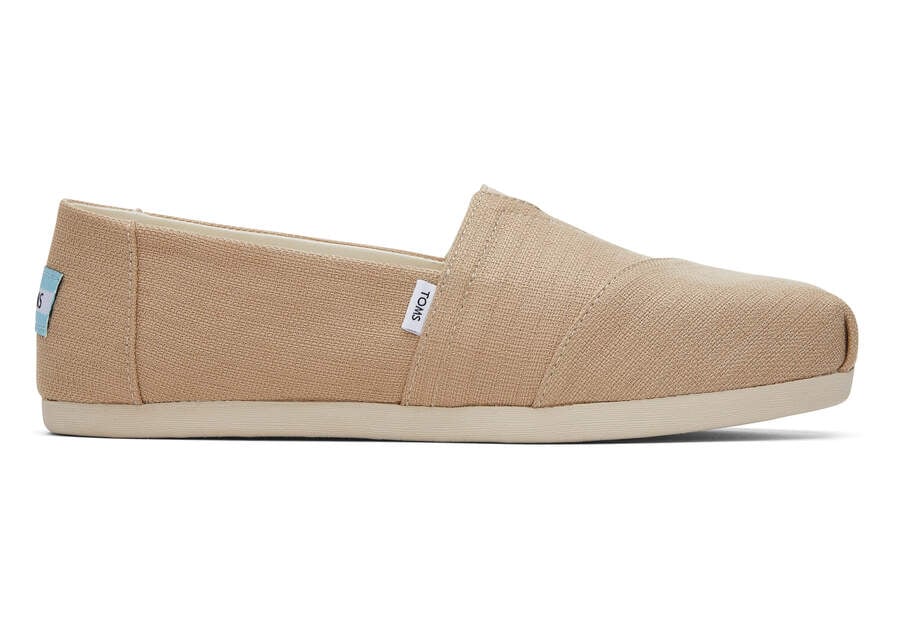 Toms Alpargata Woven Női Alpargatas Krém Magyarország | HU673-050