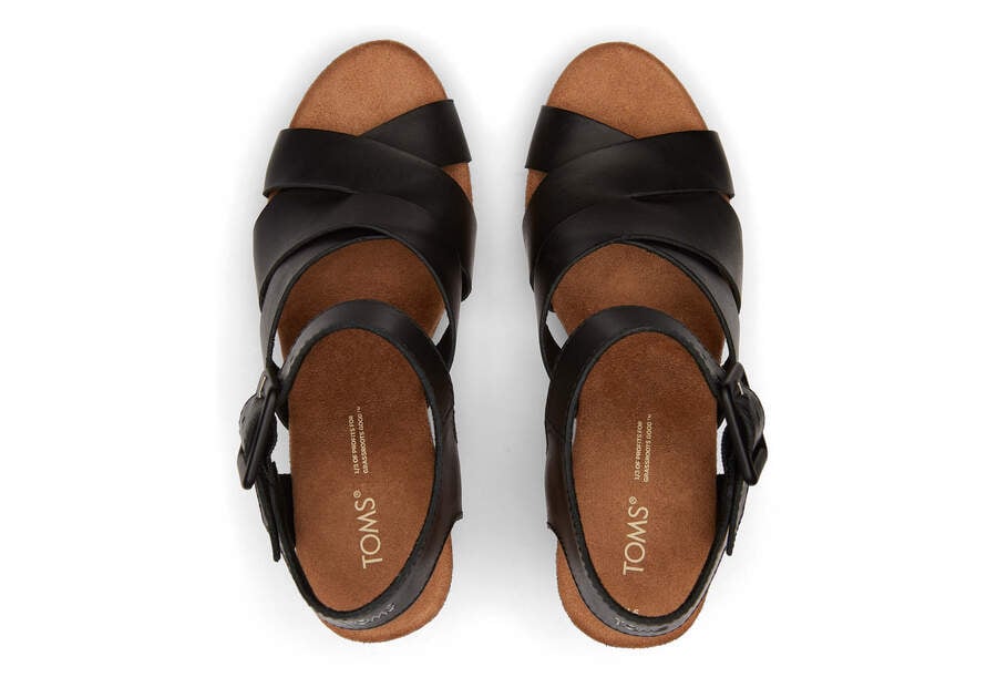 Toms Ava Sandal Női Szandál Fekete Magyarország | HU937-156