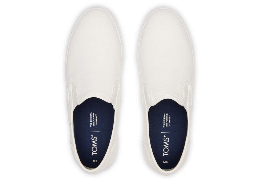 Toms Baja Slip On Férfi Slip On Fehér Magyarország | HU215-354