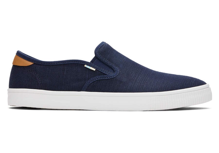 Toms Baja Slip On Férfi Slip On Sötétkék Magyarország | HU166-801