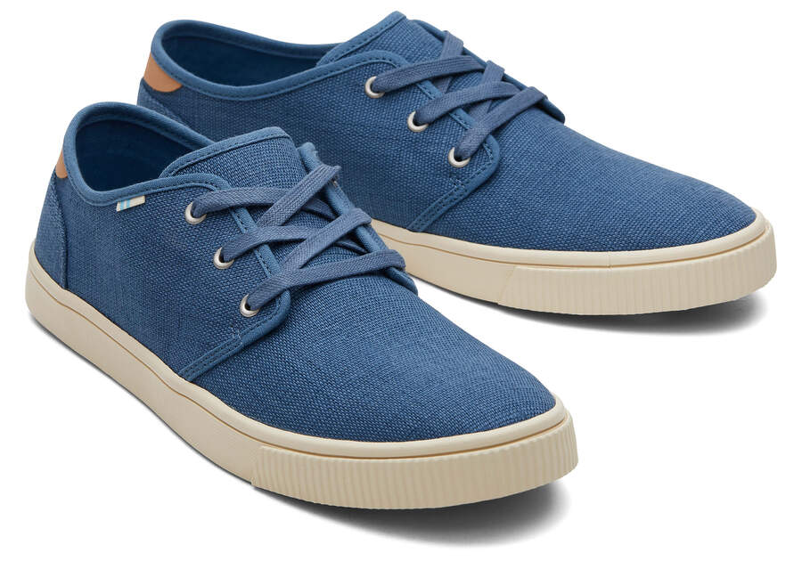 Toms Carlo Sneaker Férfi Tornacipő Kék Magyarország | HU590-241