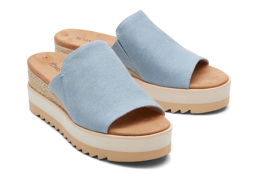 Toms Diana Mule Sandal Női Szandál Kék Magyarország | HU799-793