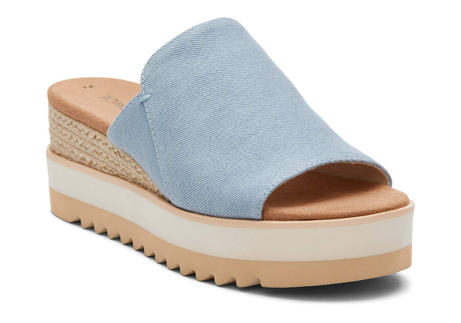 Toms Diana Mule Sandal Női Szandál Kék Magyarország | HU799-793