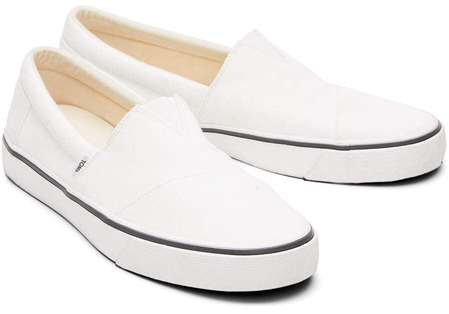 Toms Fenix Férfi Slip On Fehér Magyarország | HU418-007