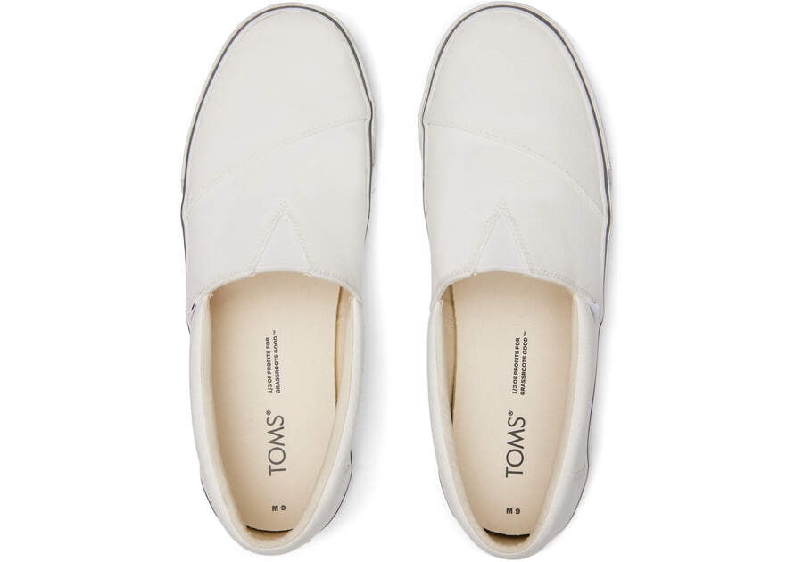 Toms Fenix Férfi Slip On Fehér Magyarország | HU418-007