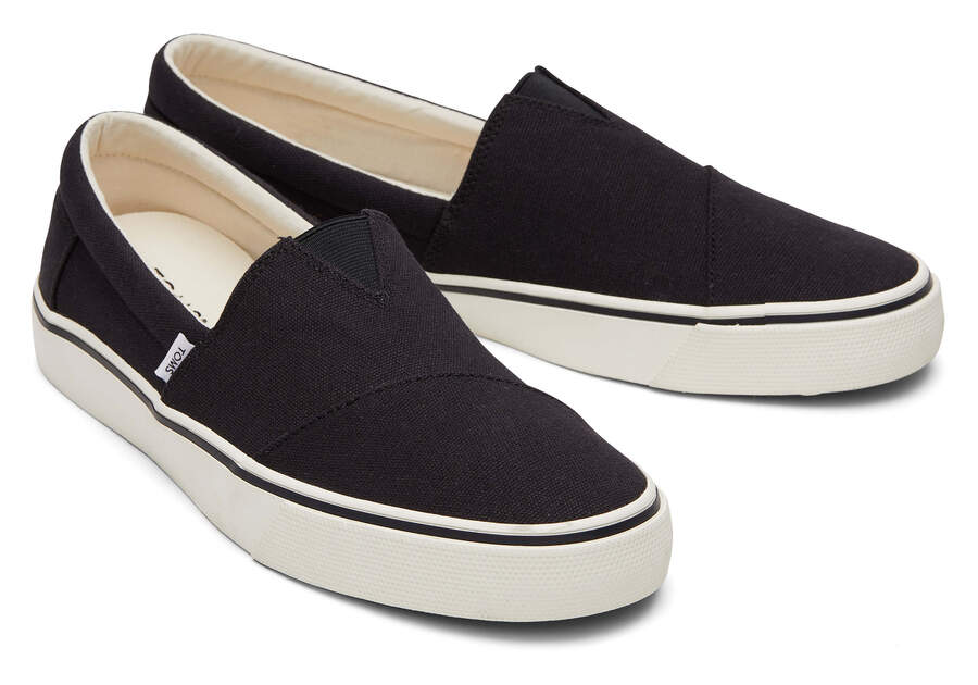 Toms Fenix Férfi Slip On Fekete Magyarország | HU340-952