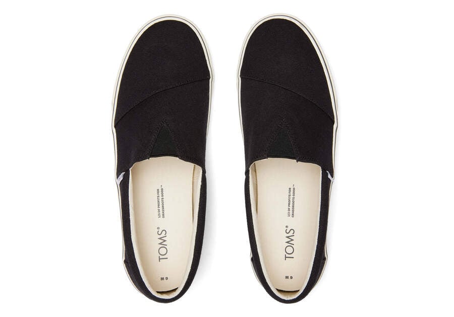 Toms Fenix Férfi Slip On Fekete Magyarország | HU340-952