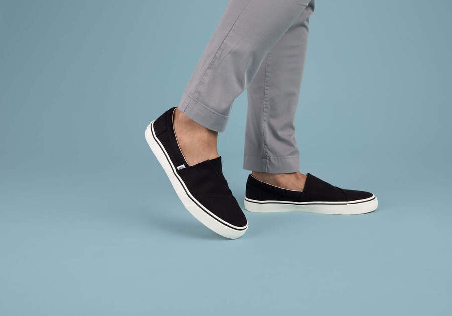 Toms Fenix Férfi Slip On Fekete Magyarország | HU340-952