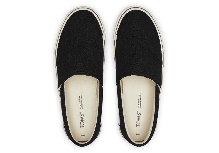 Toms Fenix Női Slip On Fekete Magyarország | HU055-514