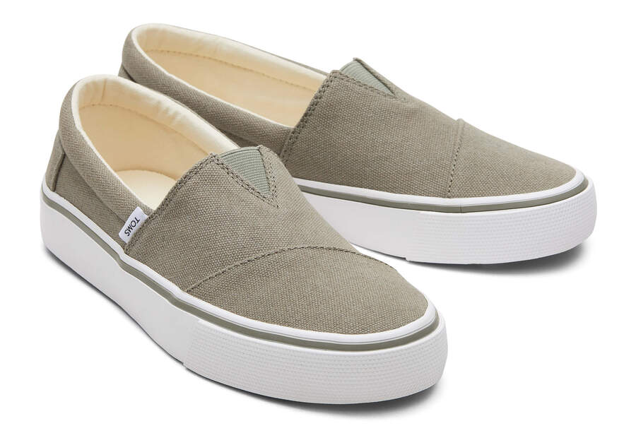 Toms Fenix Női Slip On Szürke Magyarország | HU863-418