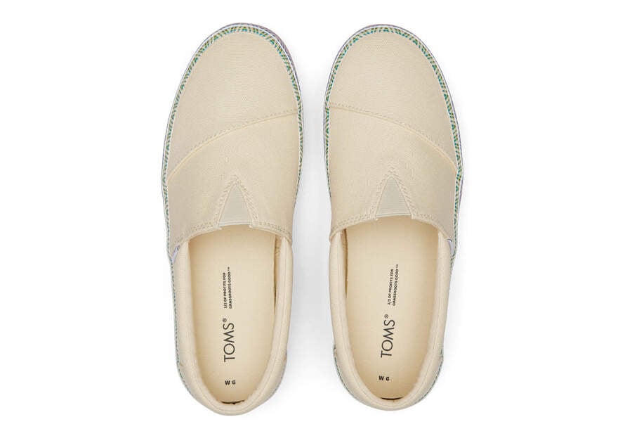 Toms Fenix Platform Női Slip On Krém Magyarország | HU533-803