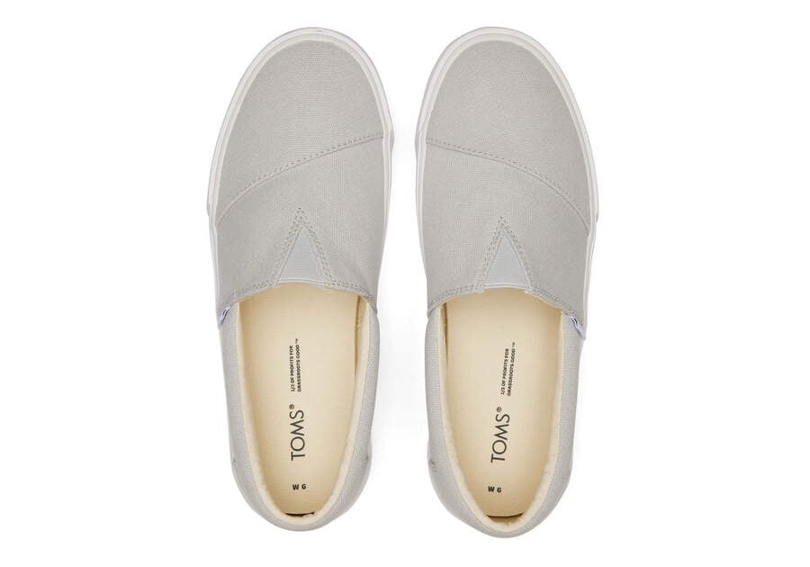 Toms Fenix Platform Női Slip On Szürke Magyarország | HU395-464