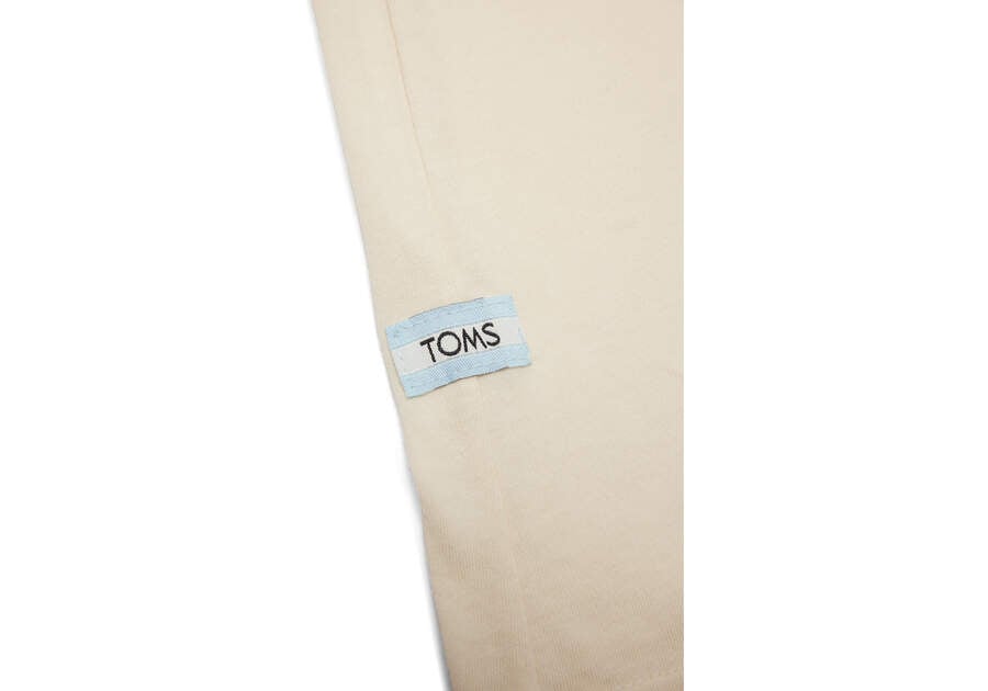 Toms Icon Long Sleeve Tee Férfi Póló Bézs Magyarország | HU598-552