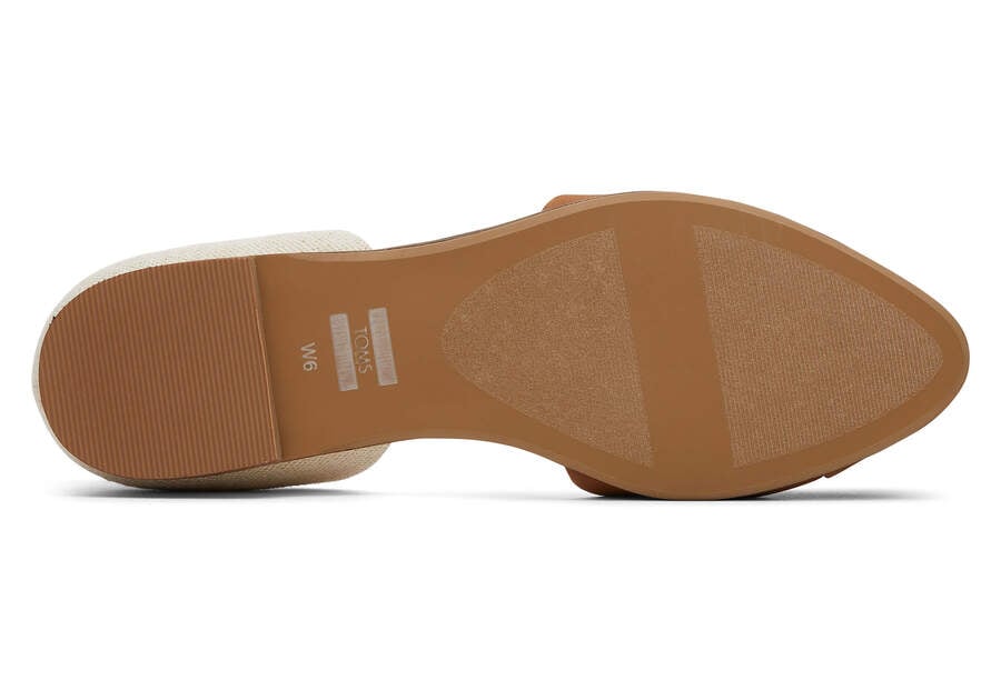 Toms Jutti D'Orsay Lapos Női Balerina Cipő Barna Bézs Magyarország | HU798-295