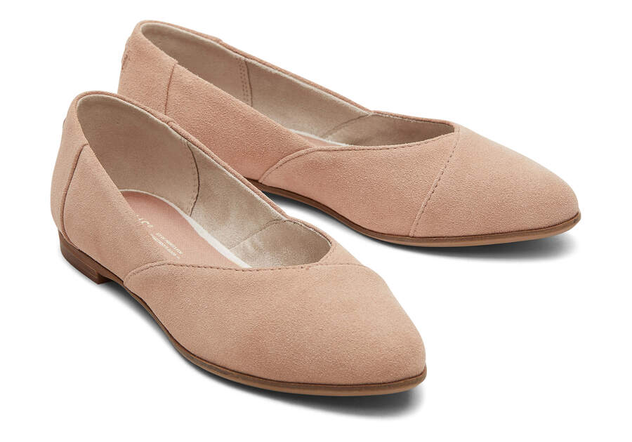 Toms Jutti Neat Lapos Női Balerina Cipő Barna Magyarország | HU185-704