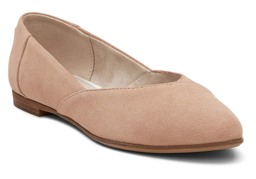 Toms Jutti Neat Lapos Női Balerina Cipő Barna Magyarország | HU185-704