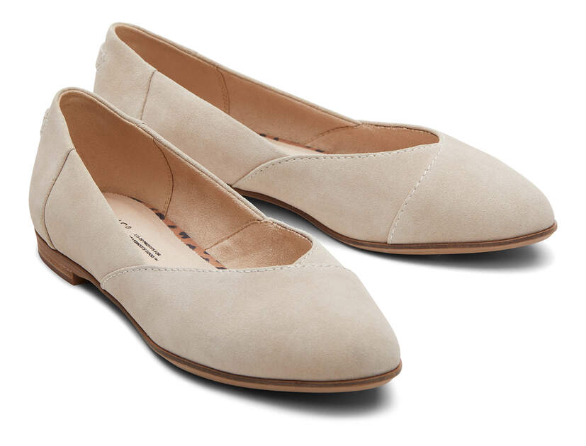 Toms Jutti Neat Lapos Női Balerina Cipő Barna Magyarország | HU440-003