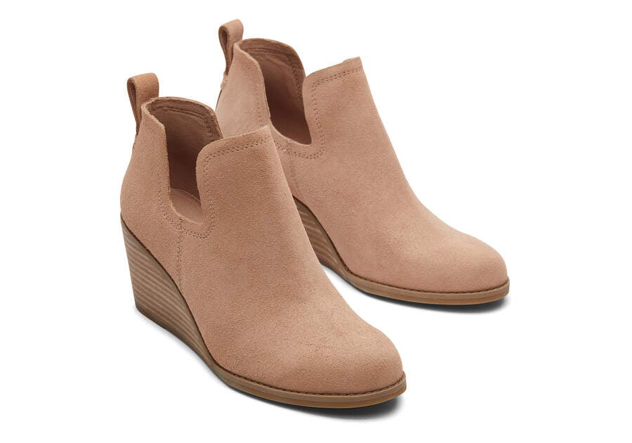 Toms Kallie Éktalpú Bootie Női Bakancs Barna Magyarország | HU506-327