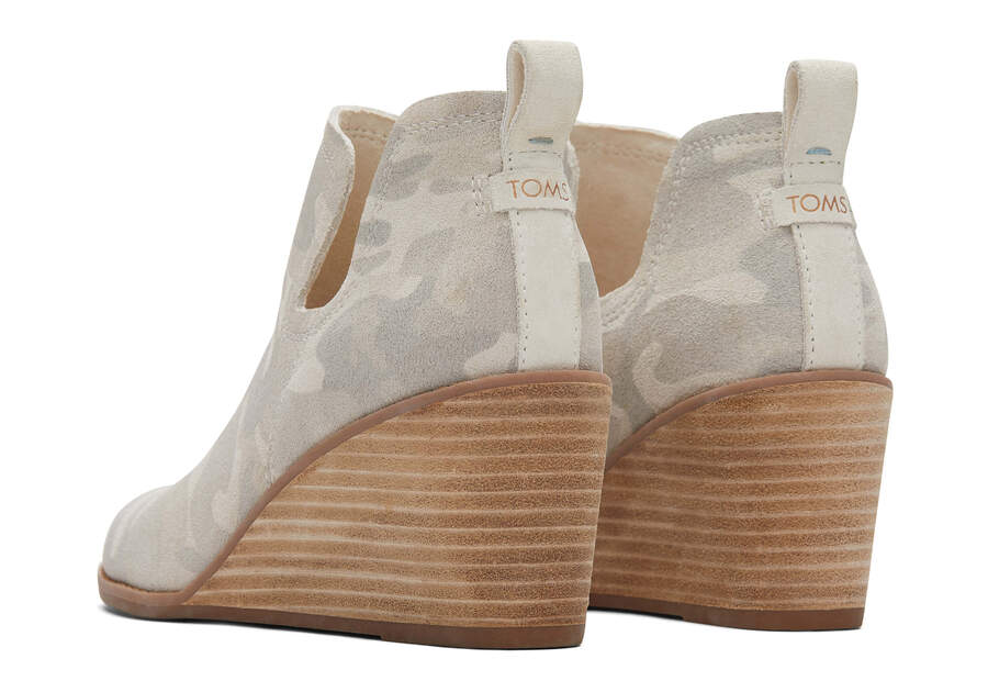 Toms Kallie Éktalpú Bootie Női Bakancs Camo Magyarország | HU579-070