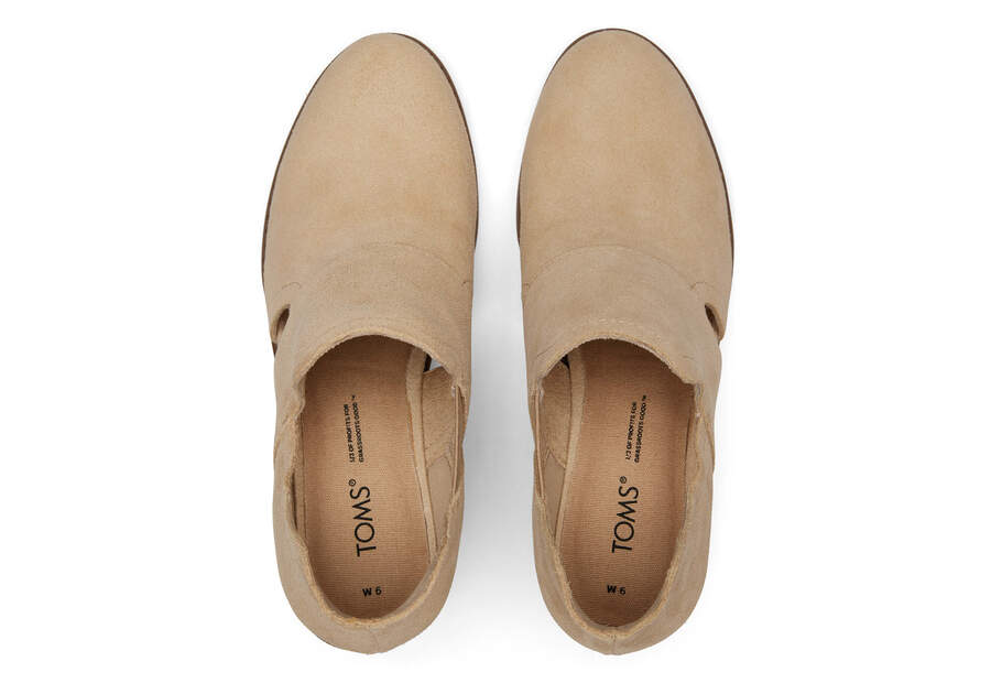 Toms Kallie Éktalpú Cutout Női Bakancs Bézs Magyarország | HU304-055