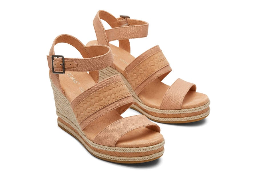 Toms Madelyn Éktalpú Sandal Női Szandál Bézs Magyarország | HU279-211