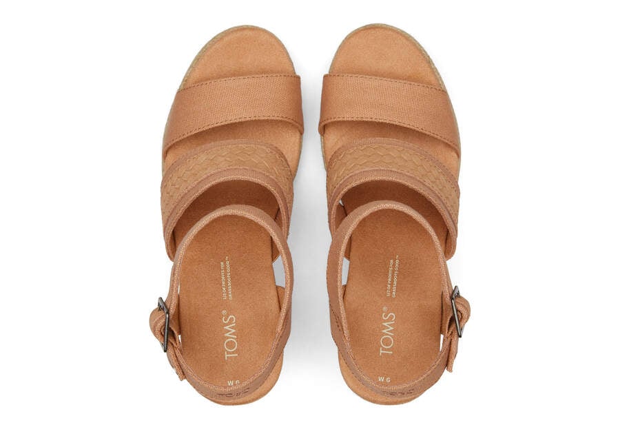 Toms Madelyn Éktalpú Sandal Női Szandál Bézs Magyarország | HU279-211