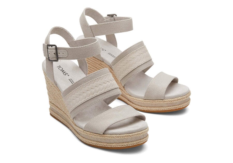 Toms Madelyn Éktalpú Sandal Női Szandál Szürke Magyarország | HU777-201