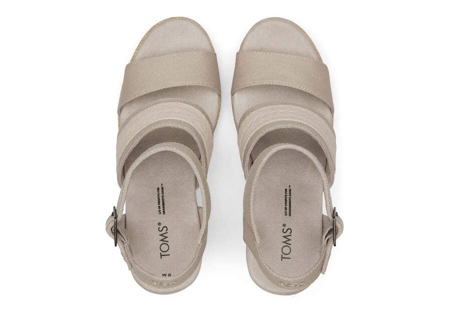 Toms Madelyn Éktalpú Sandal Női Szandál Szürke Magyarország | HU777-201