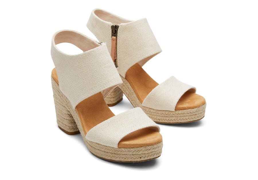 Toms Majorca Rope Platform Sandal Női Szandál Bézs Magyarország | HU692-199