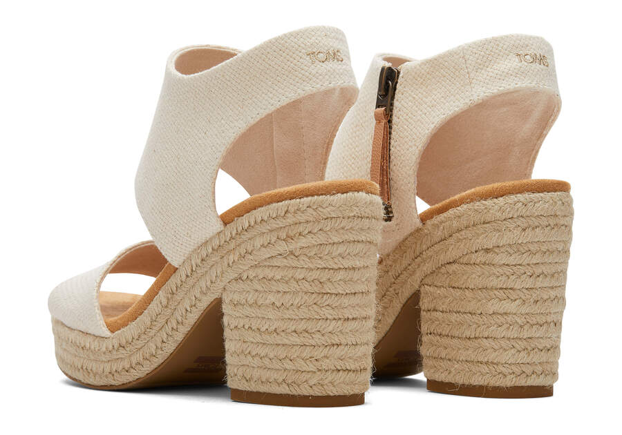 Toms Majorca Rope Platform Sandal Női Szandál Bézs Magyarország | HU692-199