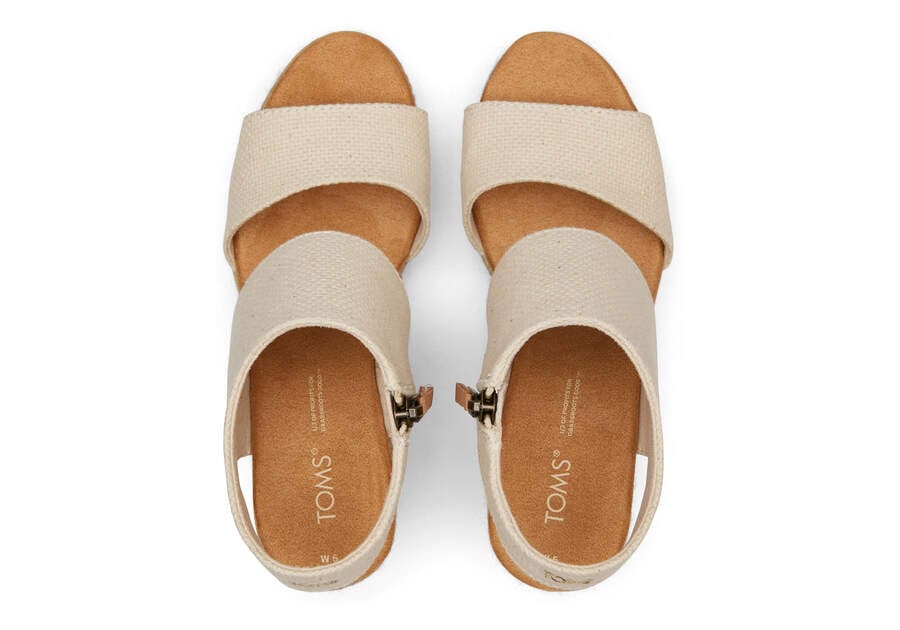 Toms Majorca Rope Platform Sandal Női Szandál Bézs Magyarország | HU692-199