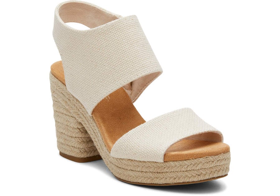 Toms Majorca Rope Platform Sandal Női Szandál Bézs Magyarország | HU692-199