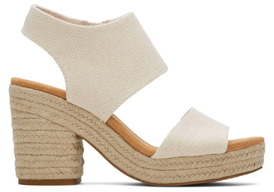 Toms Majorca Rope Platform Sandal Női Szandál Bézs Magyarország | HU692-199