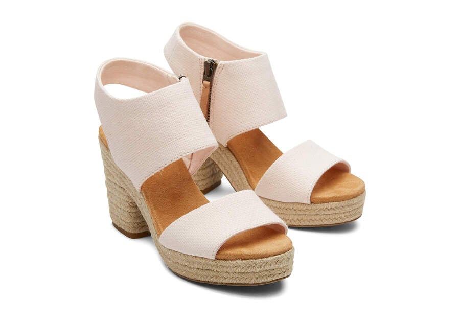 Toms Majorca Rope Platform Sandal Női Szandál Korall Magyarország | HU766-856