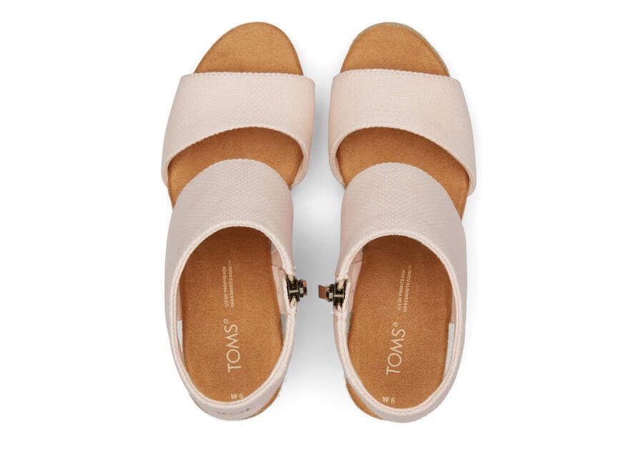 Toms Majorca Rope Platform Sandal Női Szandál Korall Magyarország | HU766-856