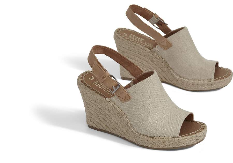 Toms Monica Éktalpú Heel Női Magassarkú Bézs Magyarország | HU839-264