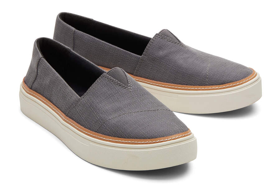 Toms Parker Slip On Női Slip On Sötétszürke Magyarország | HU337-365