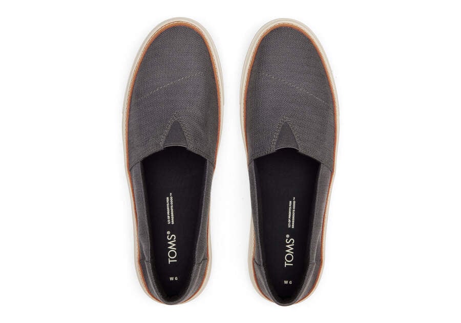 Toms Parker Slip On Női Slip On Sötétszürke Magyarország | HU337-365