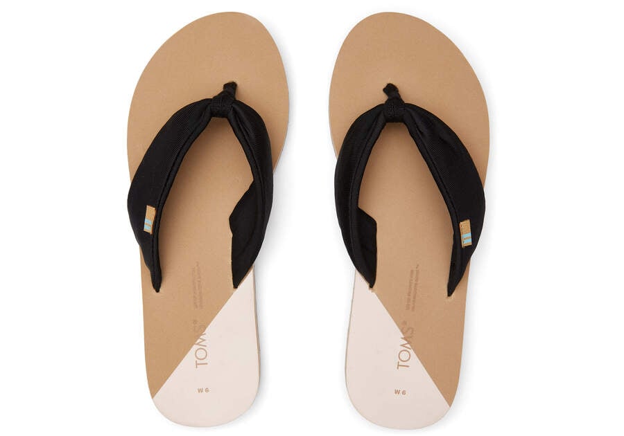 Toms Piper Flip Flop Női Szandál Fekete Magyarország | HU786-439