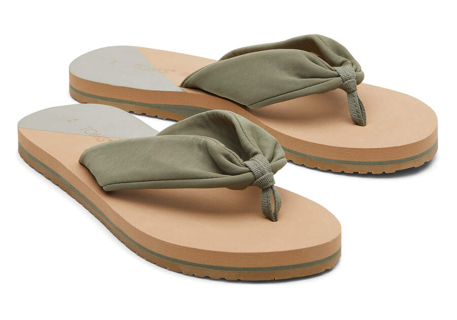 Toms Piper Flip Flop Női Szandál Szürke Fekete Magyarország | HU429-287