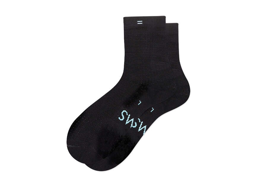 Toms Quarter Crew Socks Női Zokni Fekete Magyarország | HU542-977