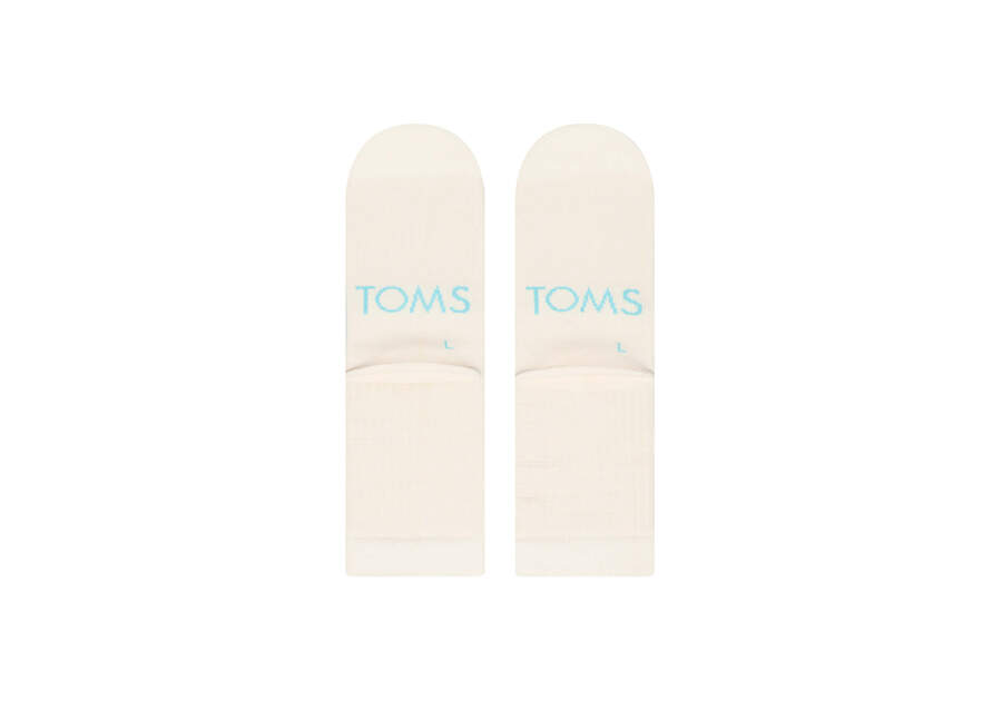 Toms Quarter Crew Socks Női Zokni Krém Magyarország | HU437-602