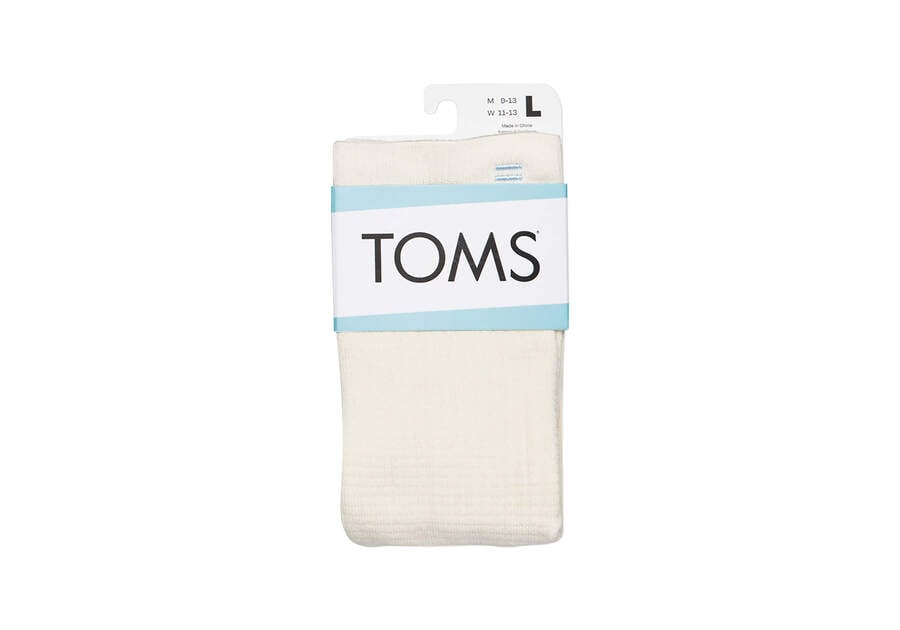 Toms Quarter Crew Socks Női Zokni Krém Magyarország | HU437-602