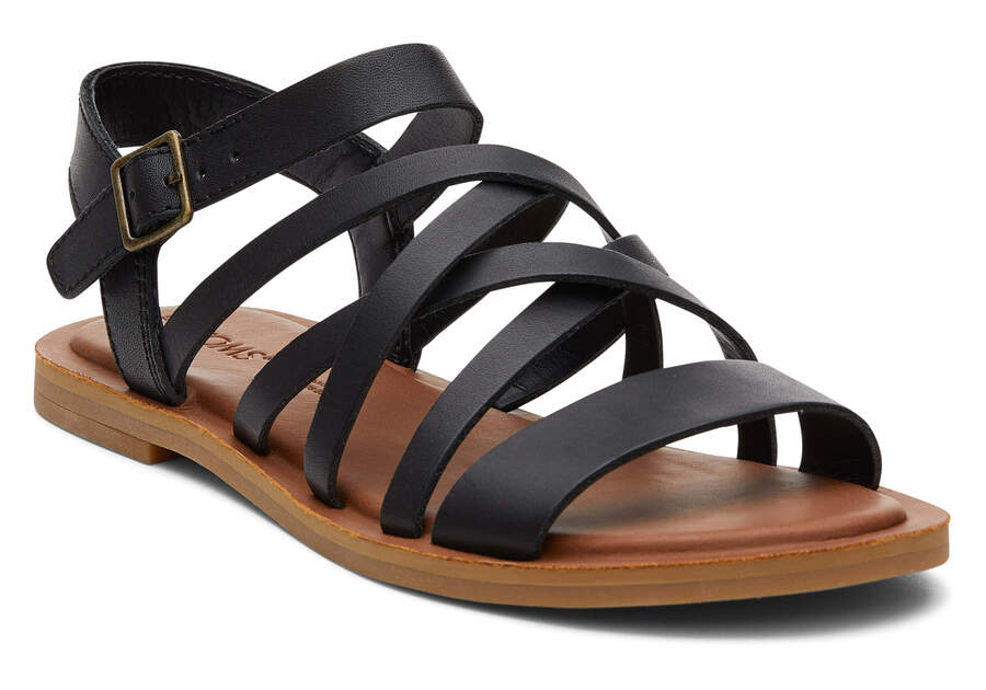 Toms Sephina Sandal Női Szandál Fekete Magyarország | HU734-960