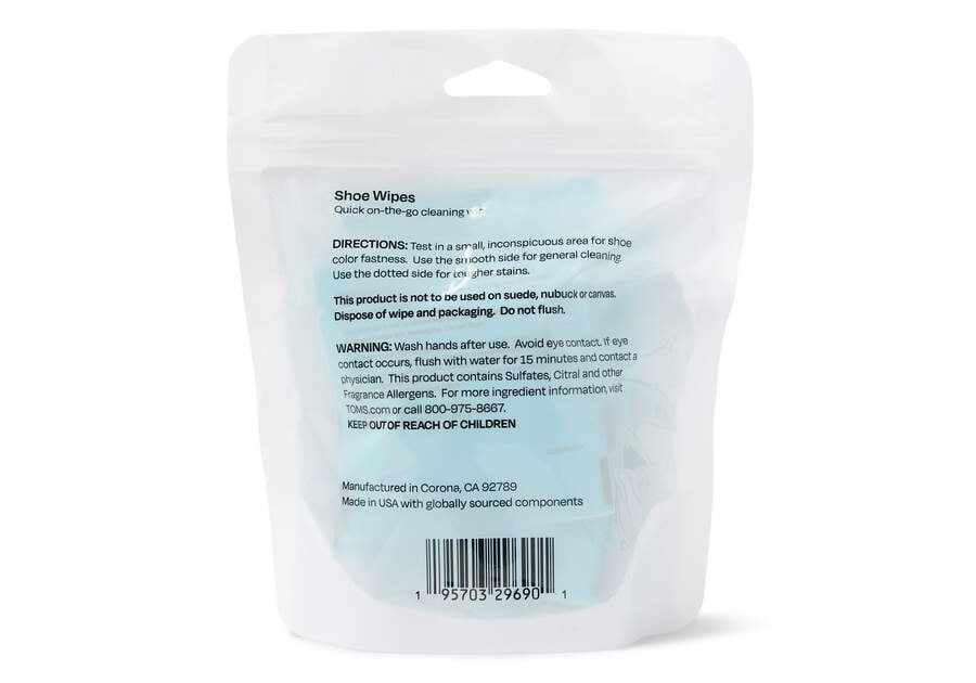 Toms Shoe Cleaning Wipes 8 Pack Férfi Kiegészítők Fehér Magyarország | HU097-553