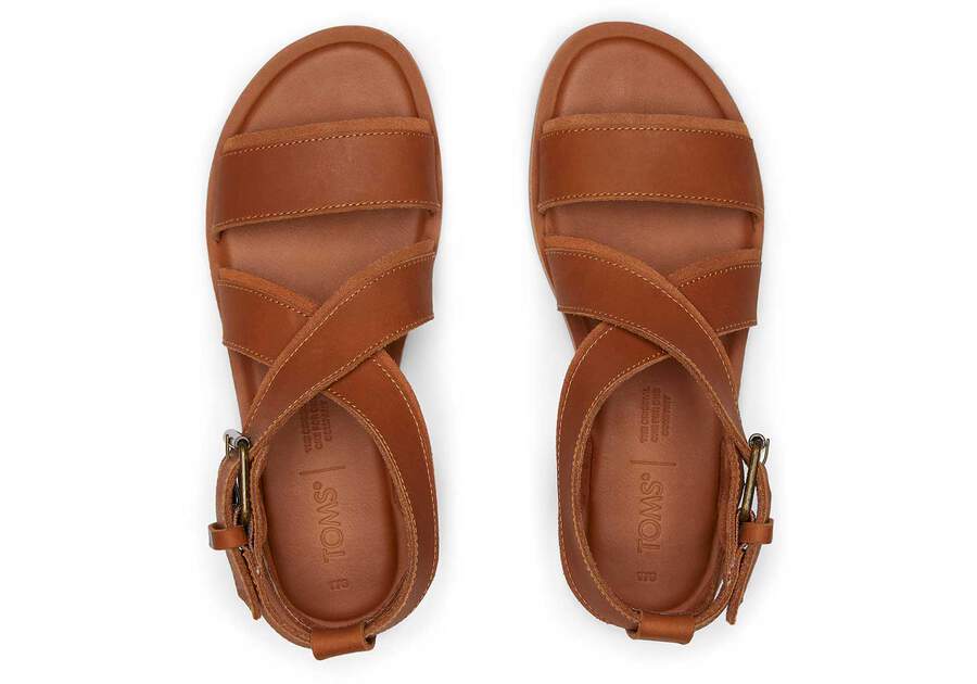 Toms Sidney Sandal Női Szandál Barna Magyarország | HU886-573