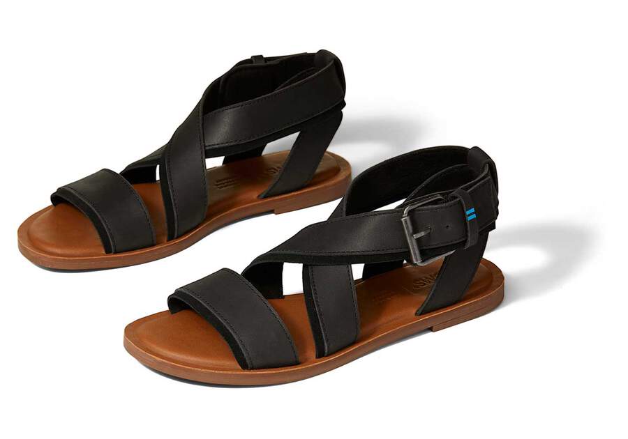 Toms Sidney Sandal Női Szandál Fekete Magyarország | HU847-346