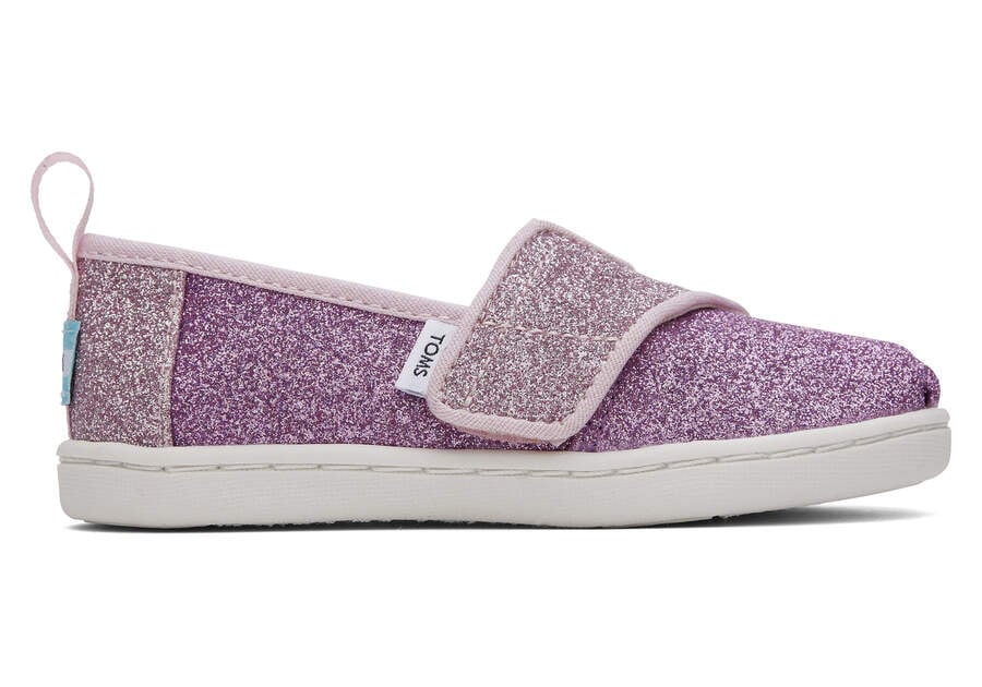 Toms Tiny Alpargata Colorblock Iridescent Glimmer Gyerek Alpargatas Világos Lila Magyarország | HU764-179